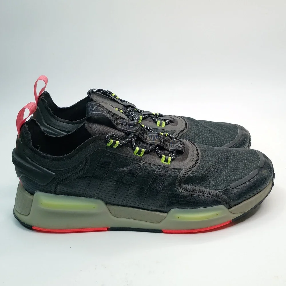 Adidas NMD_V3 Sneakers Men Size 13 Black Carbon Solar Red GX5001